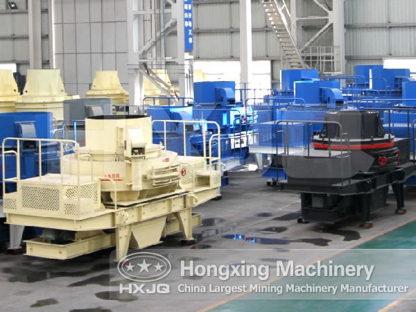 Cone Sand Maker, a Building Block to Infrastructure Construction